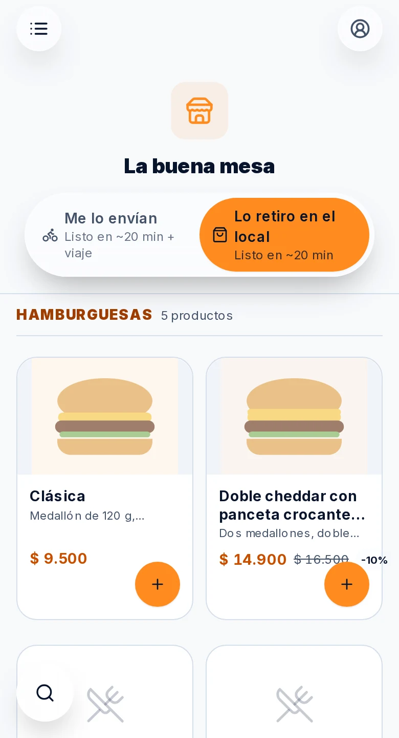 Pantalla real de Tu Web de Fuding con datos de ejemplo